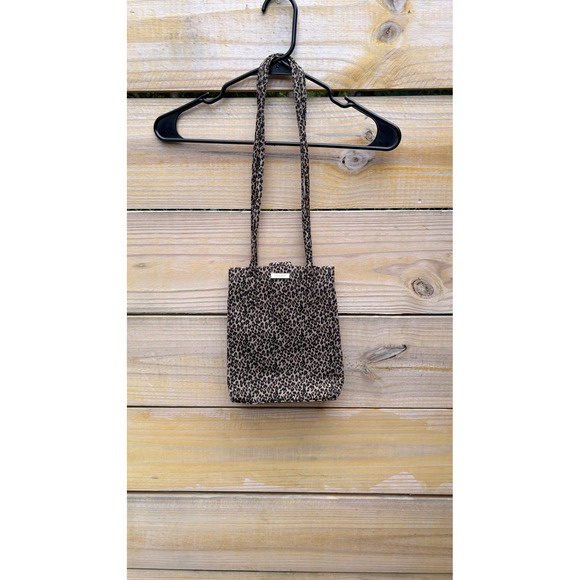 Nine West Handbags - Nine West Leopard Print Tote Bag Small Shoulder Bag Brown Black Animal Print